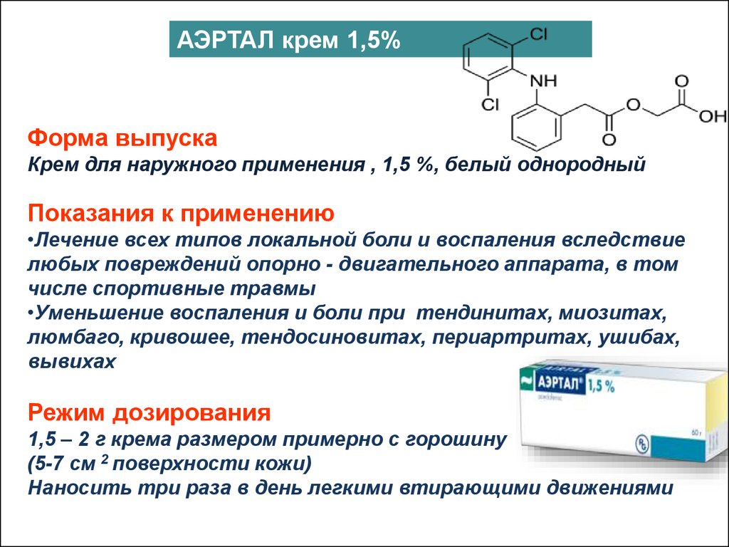 Ацеклофенак Инструкция По Применению Цена